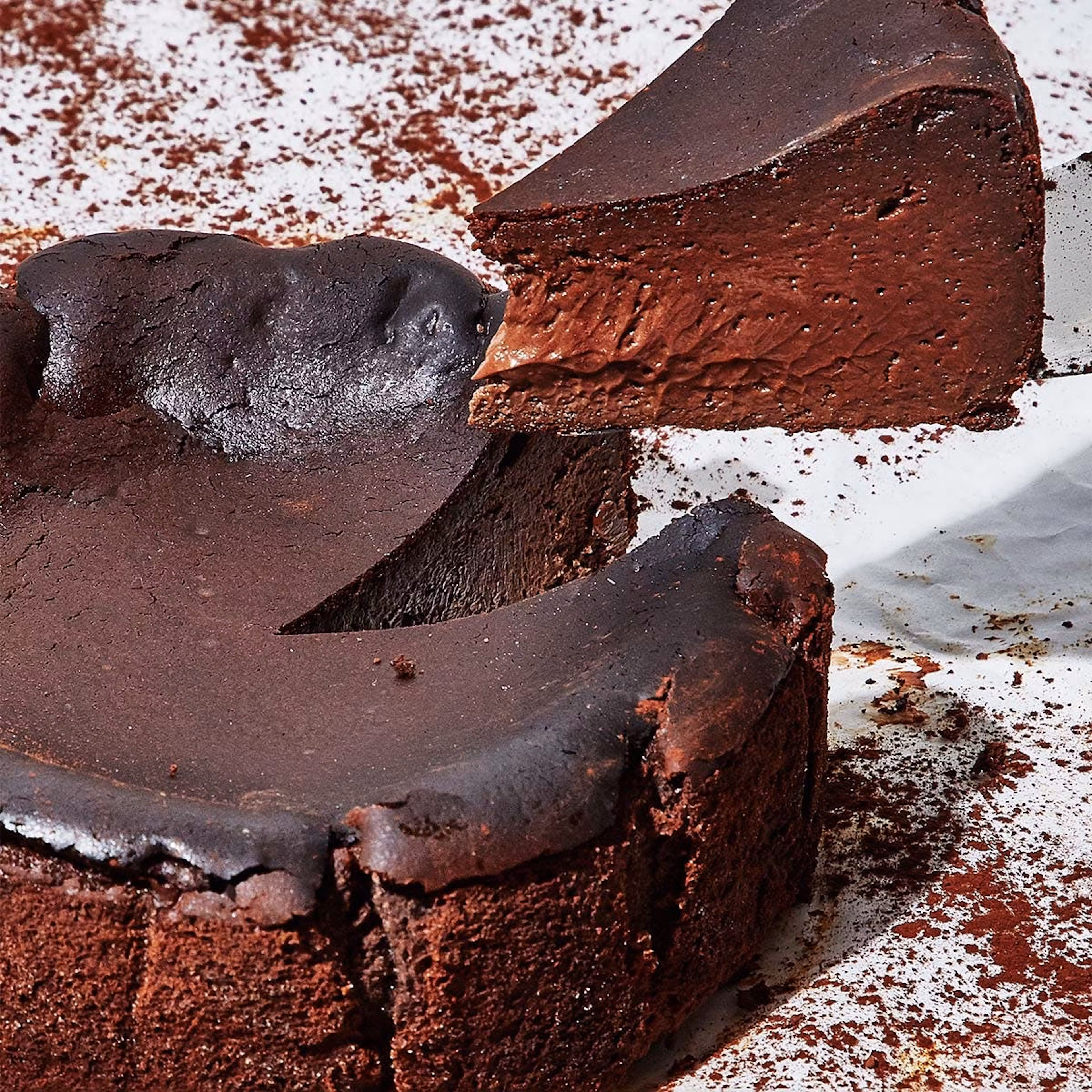 Burnt Chocolate Cheesecake